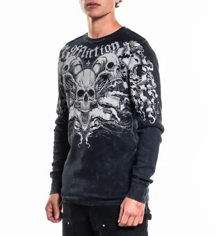 Affliction | Пуловер мужской Catastrophe LS Thermal A29164 слева