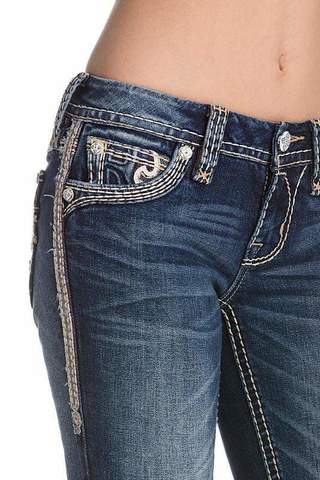 Rock Revival | Джинсы женские BRAYLEE S205 SKINNY JEAN RP2593S205 на модели  передний карман