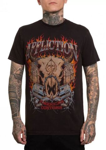 Футболка мужская Affliction EXHAUST Tee A27878