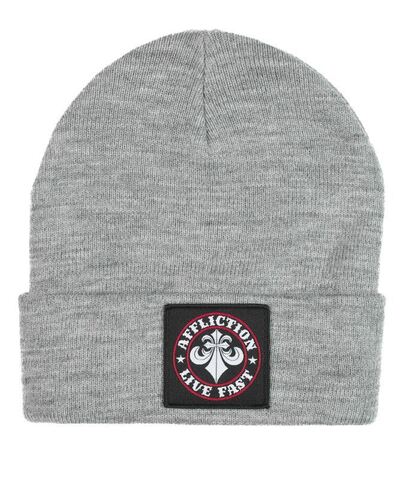 Affliction | Шапка мужская DIVIO BEANIE HEATHER GREY A26314HG перед