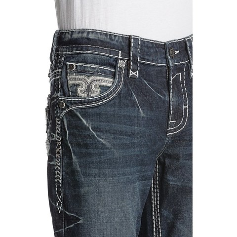 Rock Revival | Джинсы мужские KAREL J202 STRAIGHT RP2221J202 передний карман