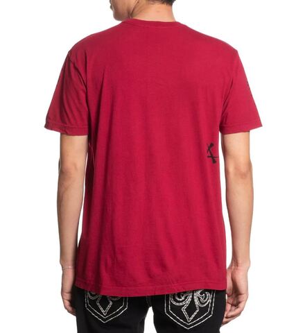 Affliction | Футболка мужская Apache Freedom Tee A29075 сзади
