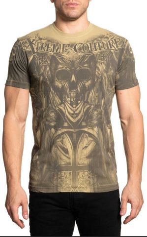 Xtreme Couture | Футболка мужская FATAL INVASION X1958 от Affliction перед на модели