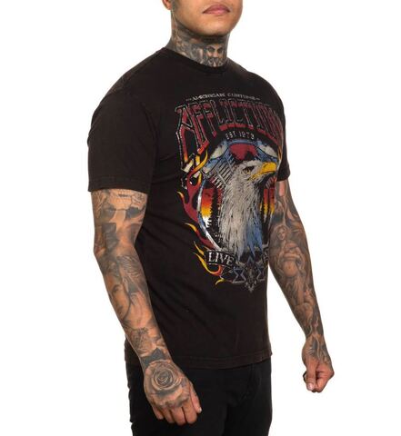 Affliction | Футболка мужская AC Sunset Cruisin Tee A26401 справа