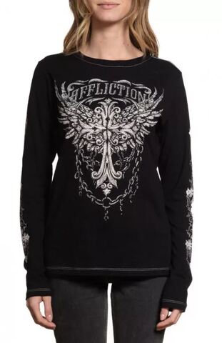 Футболка-лонгслив женская Affliction Empower AW26596