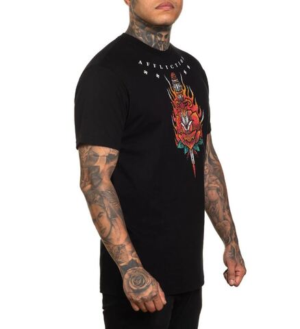 Affliction | Футболка мужская Ritual Fire Tee A26431 справа