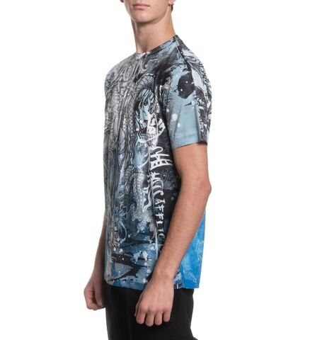 Affliction | Футболка мужская Hirosaki Steel Tee A28291 слева