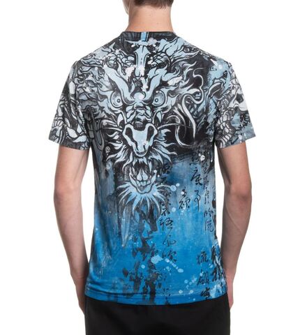 Affliction | Футболка мужская Hirosaki Steel Tee A28291 сзади