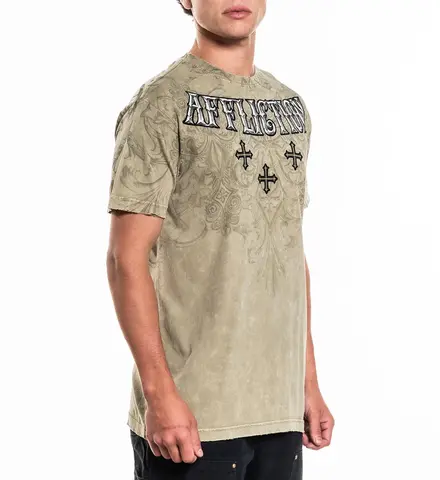 Affliction | Футболка мужская Velvet Scorn Tee A28846 справа