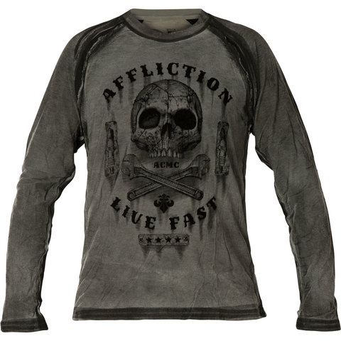 Affliction | Мужская футболка лонгслив Garage Dusk A22510I перед