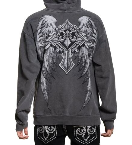 Affliction | Худи мужское Ayala Hoodie A28523 сзади