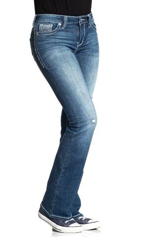 Affliction | Джинсы женские JADE FLEUR GWEN 111BC130G правый бок