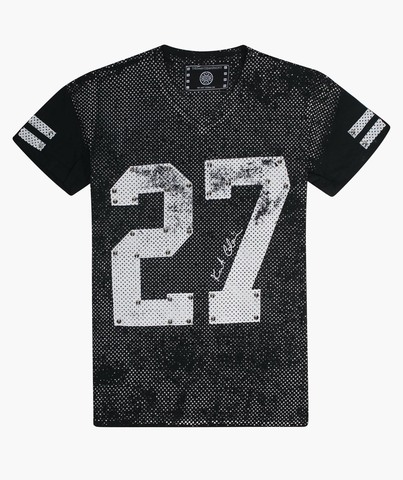The Saints Sinphony | Футболка мужская 27 JERSEY BLACK AND WHITE TS3284 перед