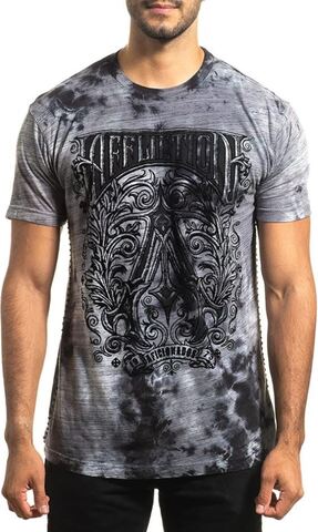 Футболка Historic Iron Tee Grey Affliction