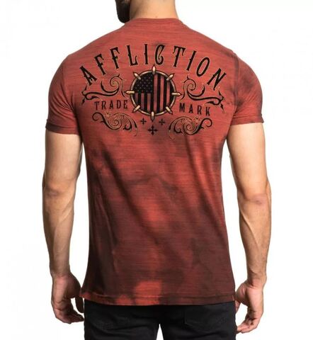 Affliction | Футболка мужская Iron Pledge A26175 сзади