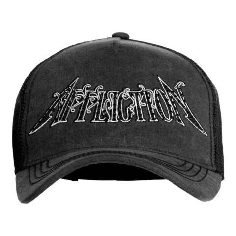 Affliction | Бейсболка мужская Black Night Hat A26373 перед