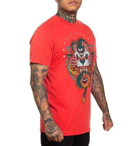 Affliction | Футболка мужская Flame &amp; Fable Tee A26215 справа