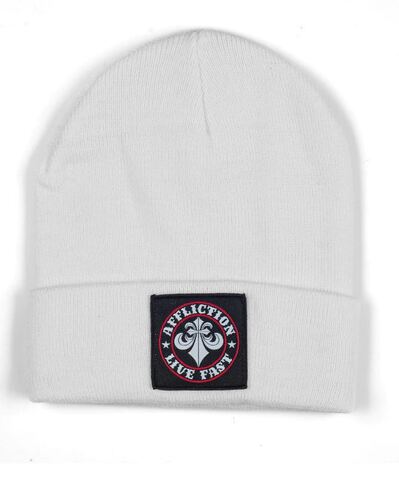 Affliction | Шапка мужская DIVIO BEANIE WHITE A26314WH перед