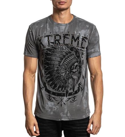 Xtreme Couture | Футболка мужская Desert Rambler X1918 от Affliction перед на модели