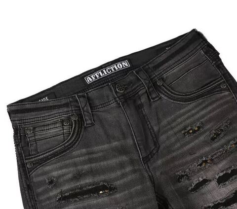 Affliction | Джинсы мужские GAGE ALCHEMY 110SK094 детали спереди