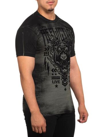 Affliction | Футболка мужская PHANTOM DAWN Olive A25796 справа