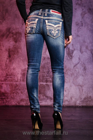 Rock Revival | Джинсы женские BRAYLEE S205 SKINNY JEAN RP2593S205 сзади