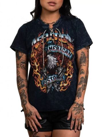 Affliction | Футболка женская AC EAGLE FIRE AW25988 перед