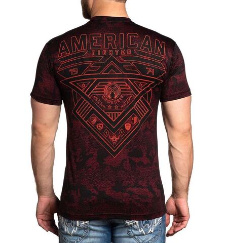 American Fighter | Футболка мужская MOUNTVILLE Black FM12502 от Affliction спина