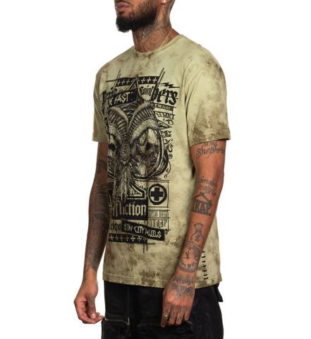 Affliction | Футболка мужская Sin City Devils Tee A26402 слева
