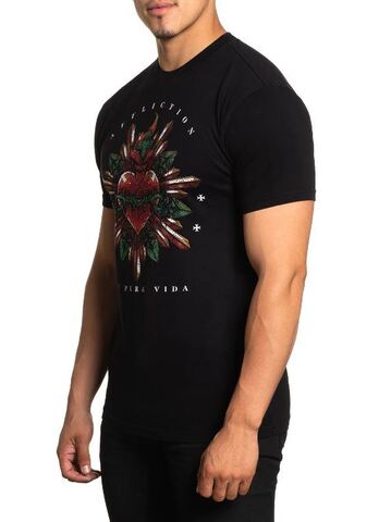 Affliction | Футболка мужская HEART AVOWED A25395 слева