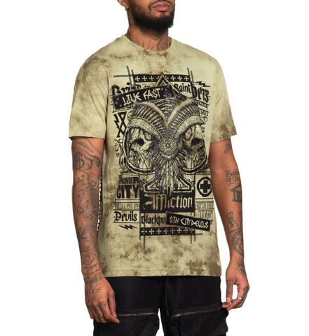 Affliction | Футболка мужская Sin City Devils Tee A26402 справа