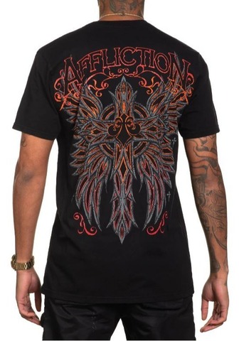 Футболка мужская Affliction ABSOLUTION BLACK A26367BLK