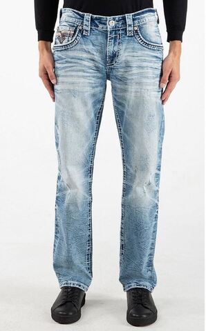 Rock Revival | Джинсы мужские REY J203 STRAIGHT 32" RP3698J203R перед