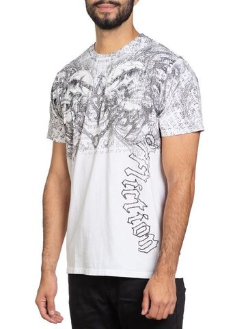 Affliction | Футболка мужская COLLAPSE WHITE A26368WH слева