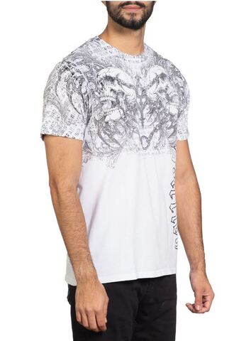 Affliction | Футболка мужская COLLAPSE WHITE A26368WH справа