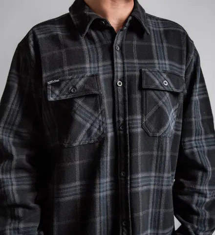 Affliction | Рубашка фланелевая мужская Winged Up Flannel Shirt 110WV967 карманы спереди