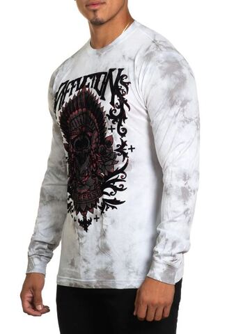 Affliction | Футболка лонгслив мужская TWISTED SMOKE A26239 слева