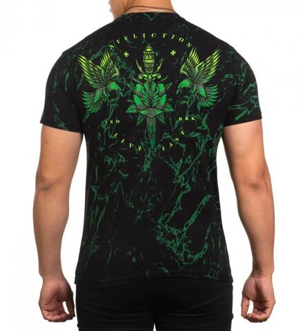 Affliction | Футболка мужская ETERNAL PRIDE BLACK A25861 сзади