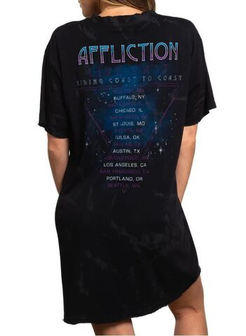 Affliction | Платье EAGLE MOTORS AW25696 сзади