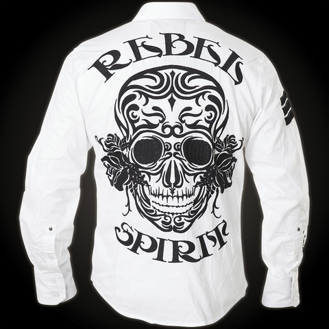 Rebel Spirit | Рубашка мужская LSW141660 сзади