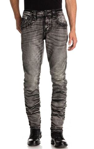 Rock Revival | Джинсы мужские CHACE ST206 STACKED TAPER TJ2406ST206 перед