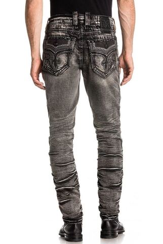 Rock Revival | Джинсы мужские CHACE ST206 STACKED TAPER TJ2406ST206 сзади