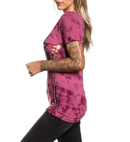 Affliction | Футболка женская FAITH &amp; HOPE AW20738 левый бок