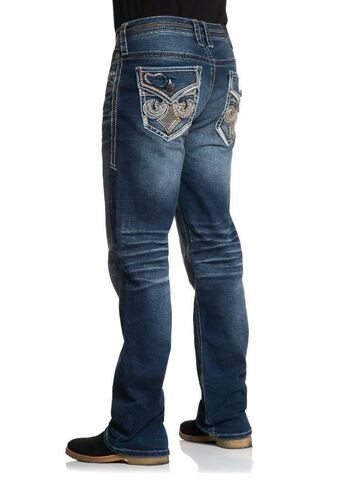Affliction | Джинсы мужские BLAKE ENCINITAS 110RS304 слева сзади