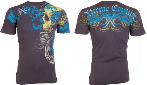 Xtreme Couture | Футболка мужская TELEPHUS X291 от Affliction сзади и перед
