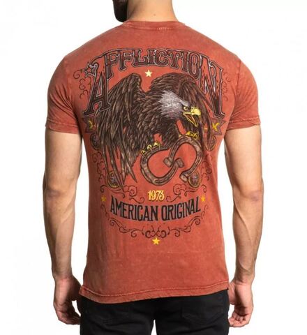 Affliction | Футболка мужская American Original A26246 сзади