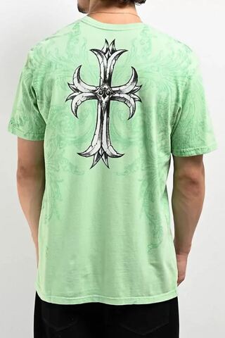 Affliction | Футболка мужская JUMP Tee Nep A27225 сзади