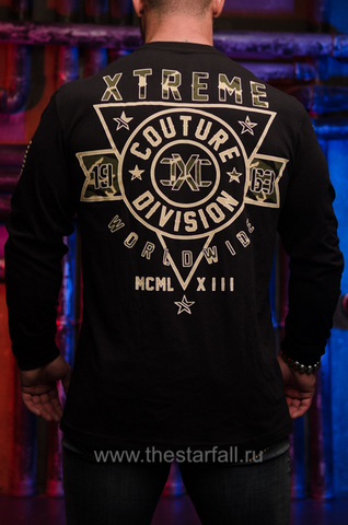 Xtreme Couture |  Футболка лонгслив мужская CAMO FORCE X1720 от Affliction спина