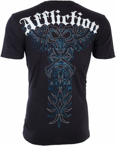 Affliction | Футболка мужская Great Warrior A614BL спина