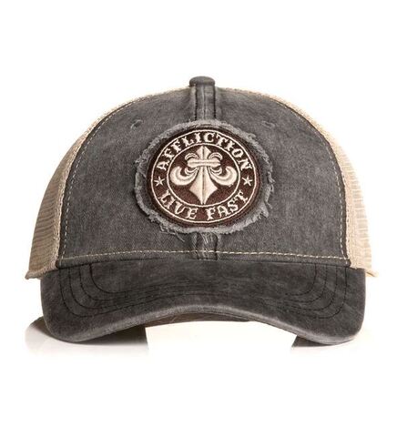 Affliction | Бейсболка Divio Hat Grey A26556 перед